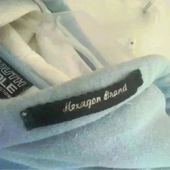 South Pole hoodie vintage Y2K baby blue XL - Picture 3 of 4